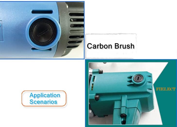 Fielect Carbon brush holder Caps 15mm od 8mm Debljina motor Brush Cover Plastic Fitting Thread Black 20pcs