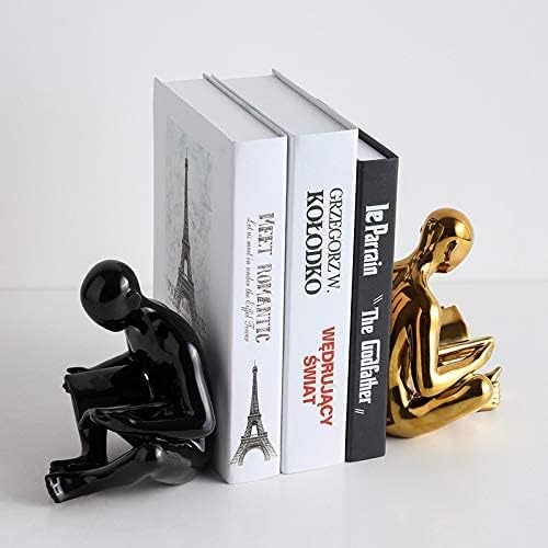 ARDAX keramički čitanje Bookenda 1 par, dekorativni figurinski akcent za dom, ured, kancelariju,