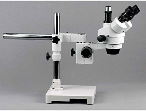 AmScope SM-3ty profesionalni Trinokularni Stereo Zoom mikroskop, okulari WH10x, uvećanje 7X-90X, zum objektiv