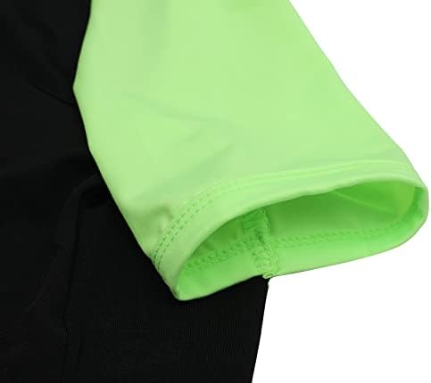 Sychien Dog Quick Dry Shirts, Ljetna Raglan Lagana Prazna Velika Odjeća, Zaštita Od Sunca Francuski Buldog Odjeća Za Djevojčice, Crna / Zelena + Crna / Plava L