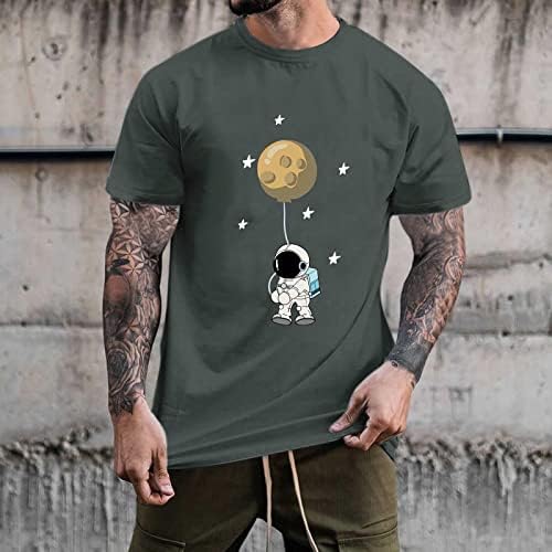 Muški svemirski Planet Tops Tinejdžeri kratki rukavi o-izrez T-Shirt dnevna Casual Shirt Tees