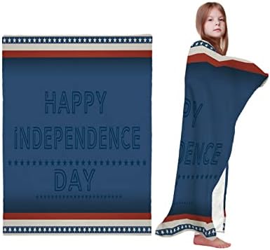 Dječji deke za devojke Unisex, Dan nezavisnosti Star 4. jula Vintage Swaddle deke Super mekani