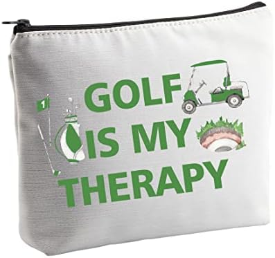 Vamsii Golf Pokloni za žene Golf makeup torba Golf Lover Pokloni za golfer kozmetičke torbe Golf player Pokloni trenera Golf je moja terapija torba