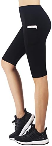Zinmore ženska duljina koljena tajice joga kratke hlače za vježbanje trkačkim gamašima sa džepovima
