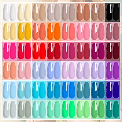 Saviland 48 boja nail Art gel Paint Kit - 63kom čvrsti Gel komplet lakova za nokte sa gelom za farbanje
