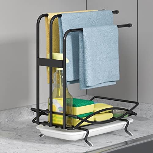Debeli rag stalak za kuhinjski zidni viseći nosač košalica za ispuštanje košara za sušenje ručnika za odlaganje spužva