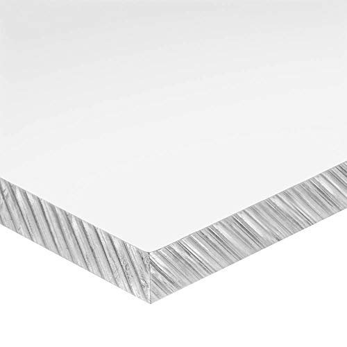 Prozirni akrilni Lim od pleksiglasa, 3/16 debljine x 24 širine x 24 dužine