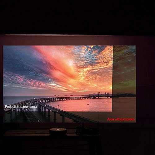YTYZC prijenosni ekran projektora 16: 9 bez okvirnog projekcija za video zapis sklopivi zid za