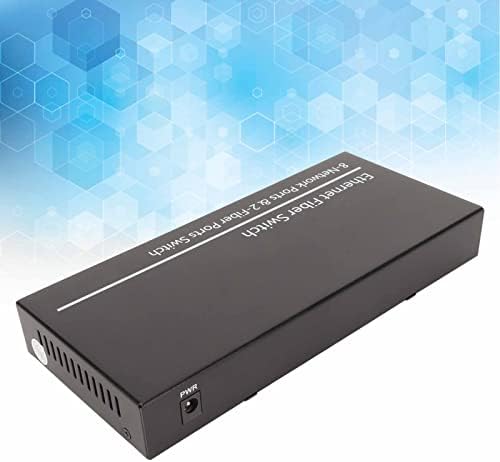 Vingvo Gigabit Ethernet preklopnik, vlakna Ethernet Media Converter 1 optički priključak 8 Električni