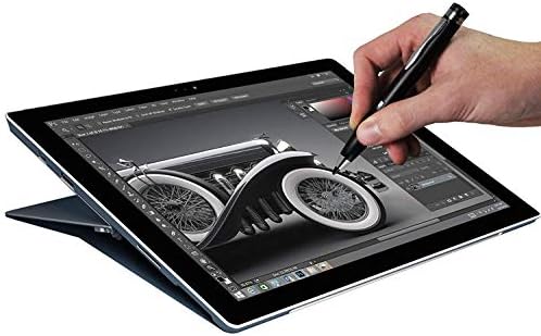 Bronel siva fina tačaka digitalna aktivna olovka za stilus kompatibilna sa Dell XPS 15 15,6 inča