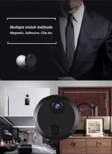 MXJCC mini kamera 1080p Skrivena kamera - prenosivi mali HD sa noćnim vidom i otkrivanjem pokreta - zatvorena prikrivena sigurnosna kamera za dom i ured - Skrivena špijunska kamera