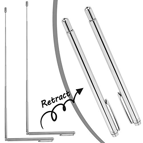 OIIKI 2pcs Radiestezijske šipke, uvlačive divining šipke, prenosive Pen Shape L šipke, za alate