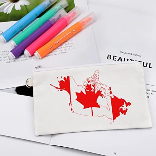 Kanada Karta zastava platnene kovanice novčanik slatka mala torbica modne torbe sa ključem za muškarce
