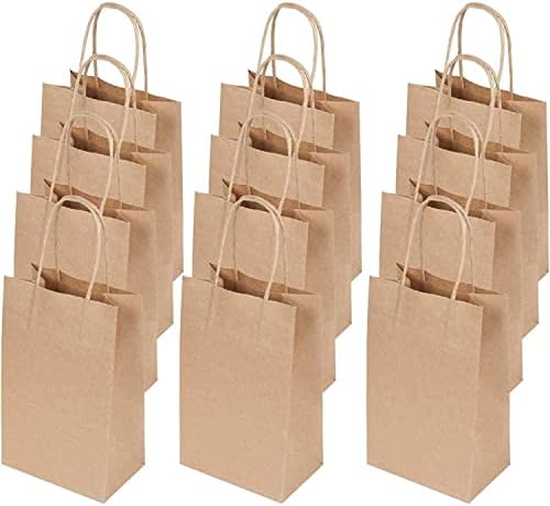 ACME papirne kese, poklon kese, slatke kese sa ručkama za uvijanje, DIY torbe za nošenje, visoka GSM snaga-izdržljive