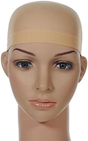 WMSS 2kom Unisex rastezljiva perika kapa kapa za kosu elastična mreža dodatak za kosu
