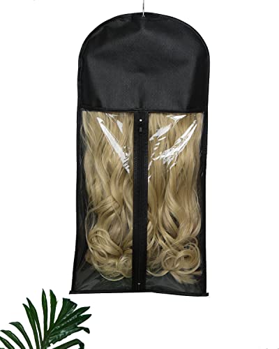 MLMOMVME 1 Paket perika torba za odlaganje sa vješalicom držač za produžetak kose ukosnice torba za odlaganje