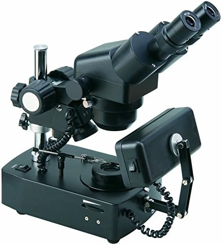 BestScope bs-8030B gemološki binokularni Zoom mikroskop, okulari WF10x, uvećanje 20x - 40x, osvjetljenje svijetlog i tamnog polja, halogeni i fluorescentni izvori svjetlosti, 110v