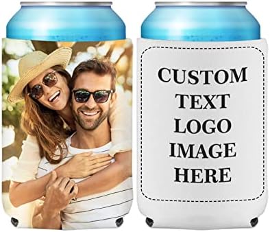 Prilagođeni hladnjaci za pivo rukavi rasuti personalizovani izolovani Soda piva može pokriti sa logotipom slika teksta za ribolovne piknike za rođendane vjenčanja