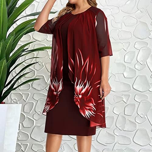 Ženske poslovne casual haljine žene 2023 Nova dama elegantna pletenica čipka Cape haljina plus veličina ljetne haljine srednje