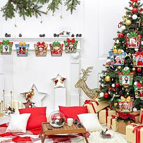Ohrabrusni ukrasi za božićne slike 24 paketa Posebna kutija Okvir za fotografije Označi Uređaji DIY