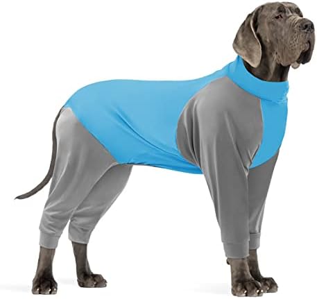 Preferhouse pas četveronožne majice za kućnu odjeću, pulover za pse pidžame za kućne ljubimce za male, srednje, velike pse kombinezon za kućne ljubimce odjeća za odjeću, Blue-S