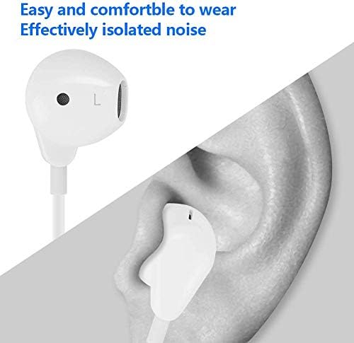 ZDAGO [2pack] 3.5 mm slušalice, aux slušalice,slušalice sa mikrofonom i kontrolom jačine zvuka kompatibilne