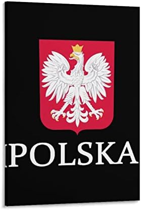 Patriotska Poljska Polska Zastava štampana slika zidna Umjetnost moderna umjetnička djela vertikalna viseća