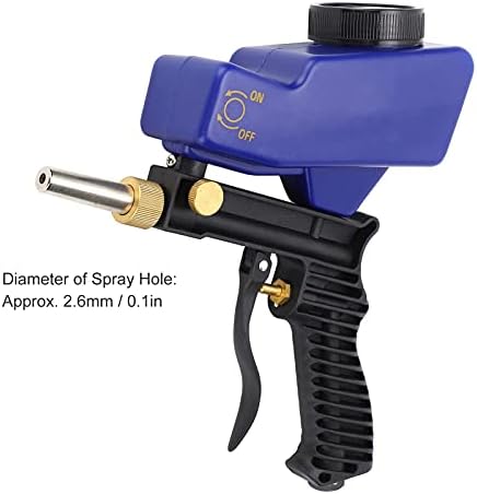 Ftvogue komplet pištolja za pjeskarenje sa filterom Ručni pištolj za prskanje peska 70-150 PSI 6000RPM, Pištolj za farbanje