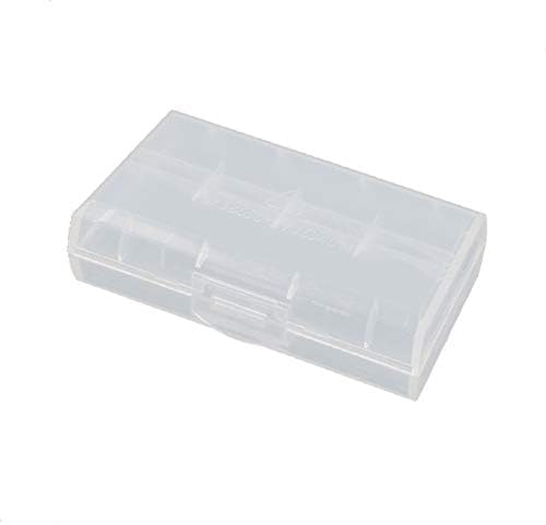 X-DREE 72mmx44mmx22mm transparentna kutija za skladištenje tvrdi plastični držač baterije Organizator(72mmx44mmx22mm