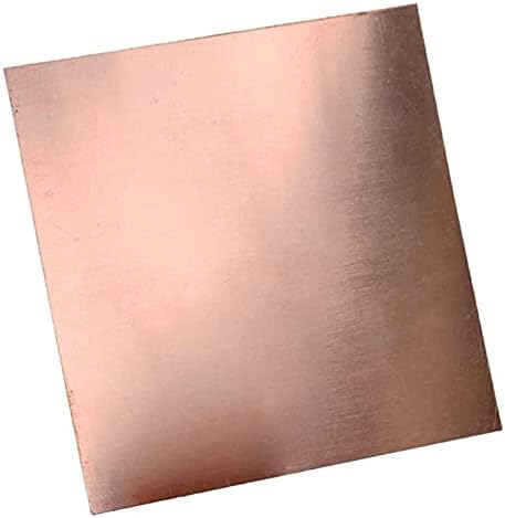 HAOKTSB mesing ploča čista bakrena folija bakar lim mesing Metal tanak Lim, Percision metali za DIY eksperiment Lim mesing ploča metalna bakrena folija