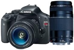 Canon EOS Rebel T2i 18 MP CMOS APS-C digitalna SLR kamera sa EF-S 18-55mm f/3.5-5.6 IS objektivom + Canon EF 75-300mm f/4-5.6 III telefoto zum objektivom