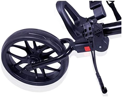 Xindong Push-Pull Golf Carts multifunkcionalna kolica za Golf, sklopiva kolica sa 3 točka, kolica za Golf sa postoljem za kišobrane kartica rezultata i držač za piće, za Sport putovanja na otvorenom
