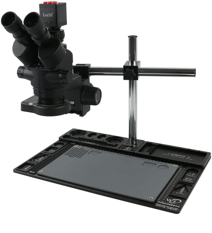 GUOSHUCHE 3.5 X-90x Zoom Simul fokalni Trinokularni Stereo mikroskop 1080P HDMI VGA Video Kamera multifunkcionalna podloga za postolje od aluminijumske legure za prirodno posmatranje/inspekciju delova