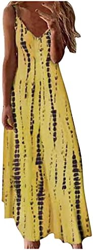 FQZWONG Ljetne haljine za žene 2023 Ležerne prilike na plaži Sun Haljine plus veličina Formalne elegantne špagete