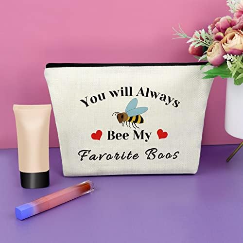 Šef odlazi poklon Boss Day Pokloni za žene torba za šminkanje BOSS Coworker ostavljajući poklone vođe