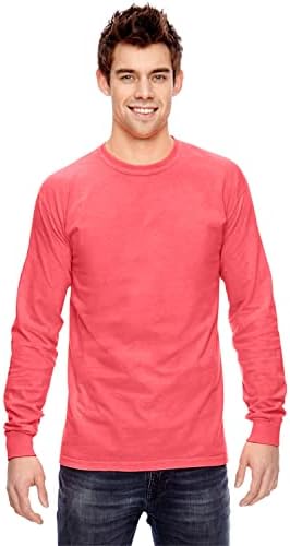 Udobne boje Pjeljavi ružičasti majica s dugim rukavima