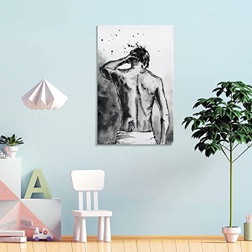Zidni Poster muško body Painting Art Print Poster Canvas Wall Art Prints for Wall Decor soba