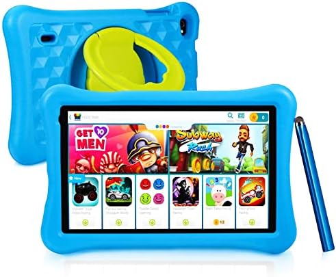 Dečiji tablet, 10,1 inčni tablet za decu 2GB RAM 32GB ROM-a za Android 10 Idi Toddler tablet sa Bluetooth-om, WiFi, roditeljskom kontrolom, dvostrukom kamerom, edukativnom, igre, otporna na udarcu, Stylus, Kipoot App