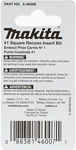 Makita a-97330-10 Impactx 2 kvadratna udubljenja 1 Umetni Bit, 10 x 25 pakovanje, ekran