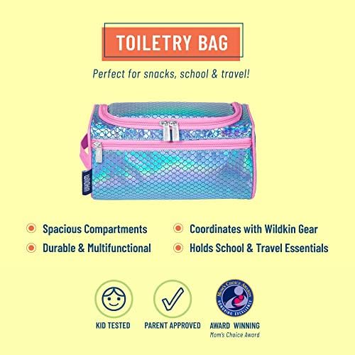 Wildkin toaletna vrećica za dječake, djevojke i odrasle, toaletne vrećice mjeri 9,5 x 5 x 5 inča, višenamjenski, prostrani i idealni veličine za vikend ili turističku torbu