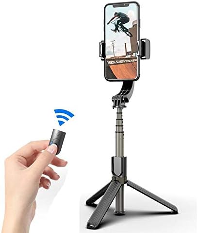 Poštivanje box-a Korak koji se kompatibilan sa vivo V11 Pro - Gimbal Selfiepod, Selfie Stick Extessible Video Gimbal stabilizator za Vivo V11 Pro - Jet Black