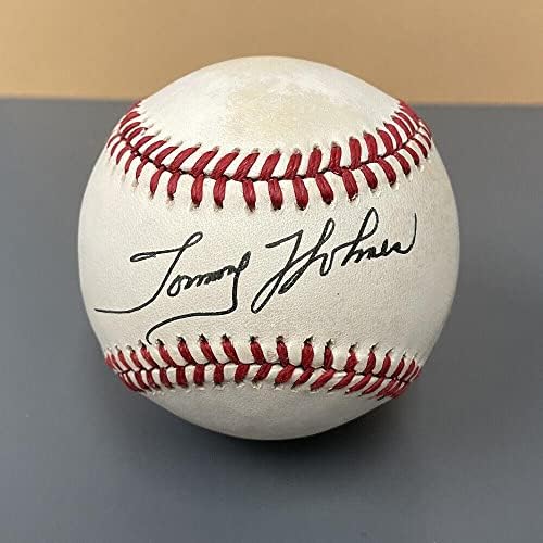 Tommy Holmes Boston Braves potpisan je na bajzbol automatsko-hologramu - autogramirani bejzbol