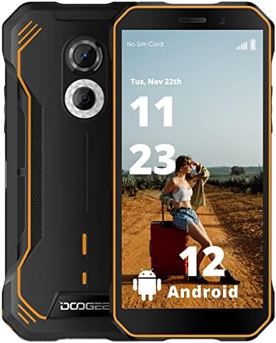 Doogee Robad Smartphone 2022 S51 NFC Android 12 Robušni telefon, 4GB + 64GB SD 512TB, 5180mAh