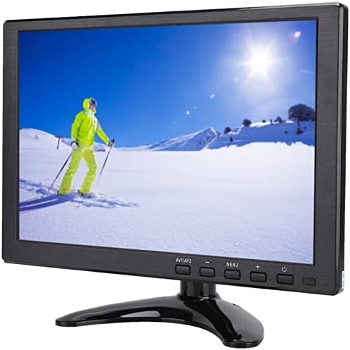 Heayzoki 10.1 in Hd PC Monitor, 1280x800 16: 10 Monitor za igre, HDMI Monitor podržava Hdmi / Vga / Av ulaz, TFT