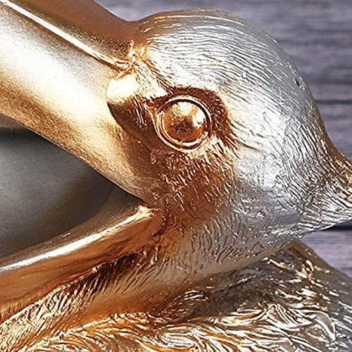 WSSBK Resin Pelican statue Ključ za grickalice za grickalice za sabilice za kućni ukras Pribor
