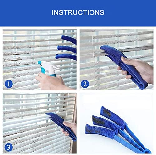 Prozor za čišćenje prozora Duster četkica, slijepi čistač alata za prozorske kapke, sredstvo za čišćenje kolektora puštanja za plafonske ventilatore, roletne prozora i prozore.