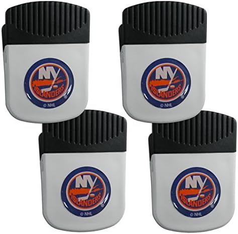 NHL Siskiyou Sports Fan Shop New York Islanders Chip Clip Magnet 4 Pack Tim Boja
