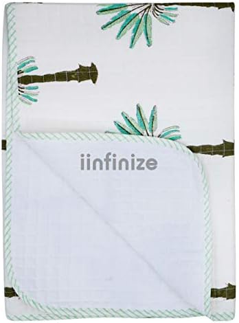 iinfinize Baby Quilt toplo ćebe pamučni prekrivač ručno štampani jorgan posteljina za malu djecu pokrivač za novorođenčad