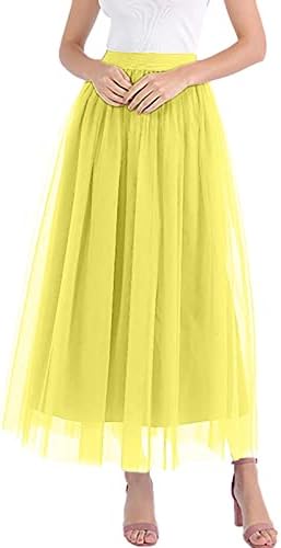 Suknje za žene za žene dužine koljena dugi elastični pojas Pettiskirts Suctiskirts suknje Spektivna suknja