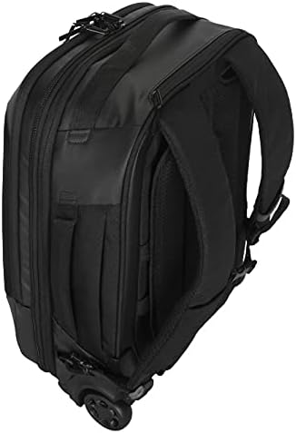 Targus 15.6& # 34; Mobile Tech Traveler EcoSmart Rolling ruksak, napravljen od recikliranih flaša, TSA Friendly, 35-40L kapa
